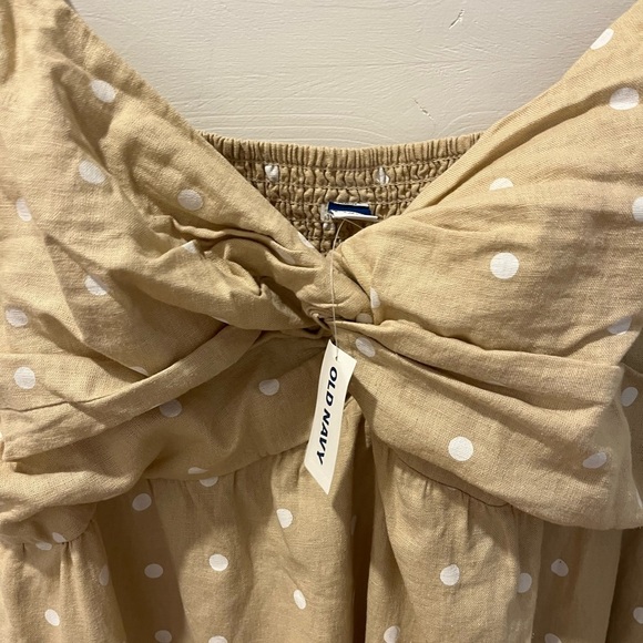 Beige Polka Dot Jumpsuit - Old Navy - NWT - Size 3X - Picture 8 of 8